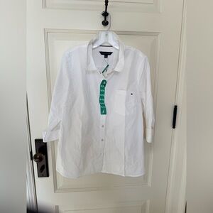 Tommy Hilfiger Classic White Button Down Shirt